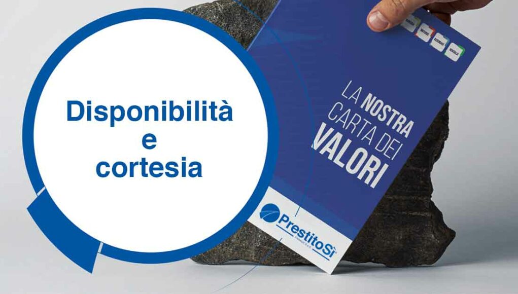 valori disponibilità e cortesia