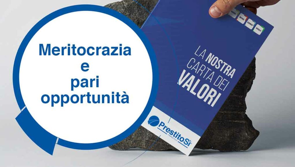 valori meritocrazia e pari opportunità