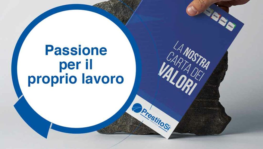 valori passione per il proprio lavoro