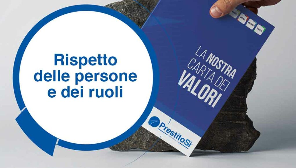 valori rispetto delle persone e dei ruoli